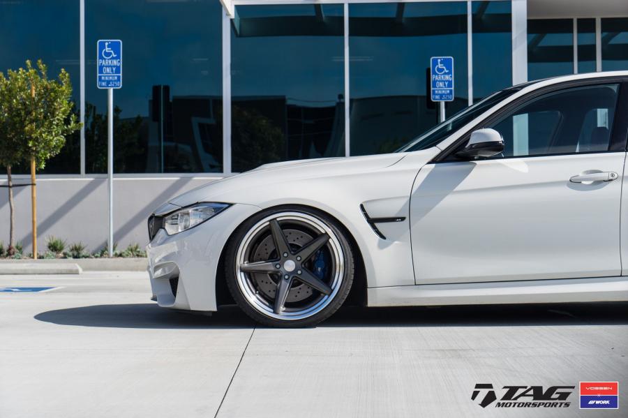  BMW M3 Sedan on Vossen Wheels (VWS-3) 2016 года  (фото 9 из 16)